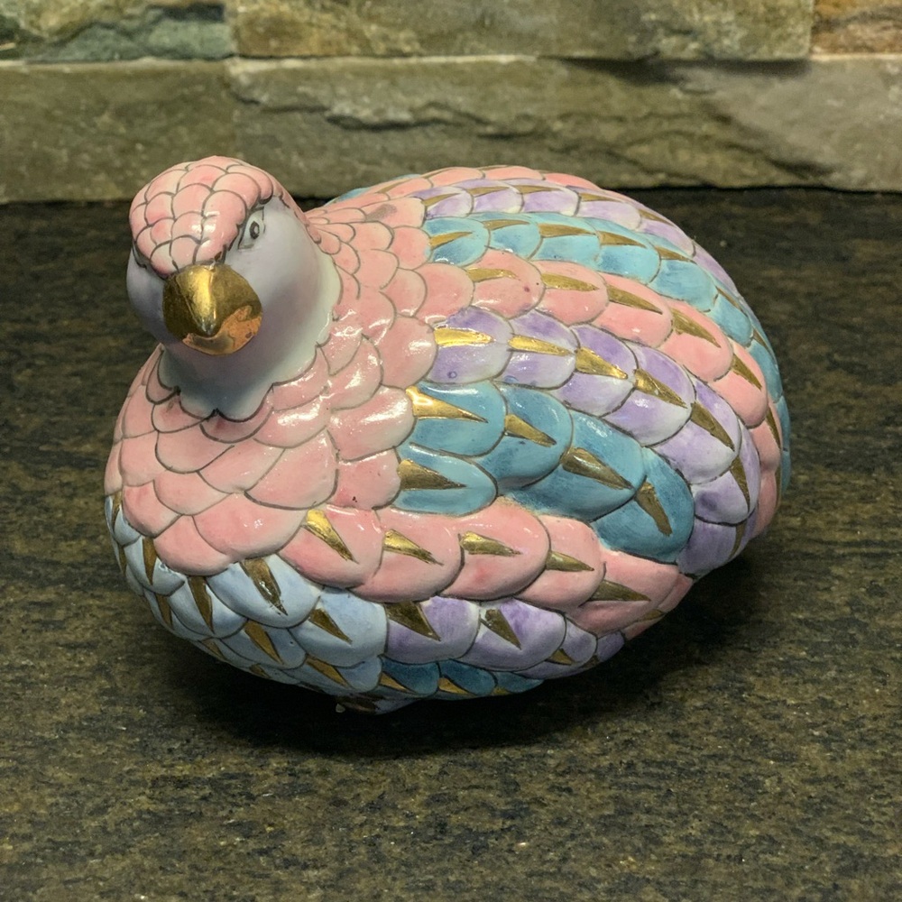 TOYO |  Vintage Quail/Partridge with Gold Accents
